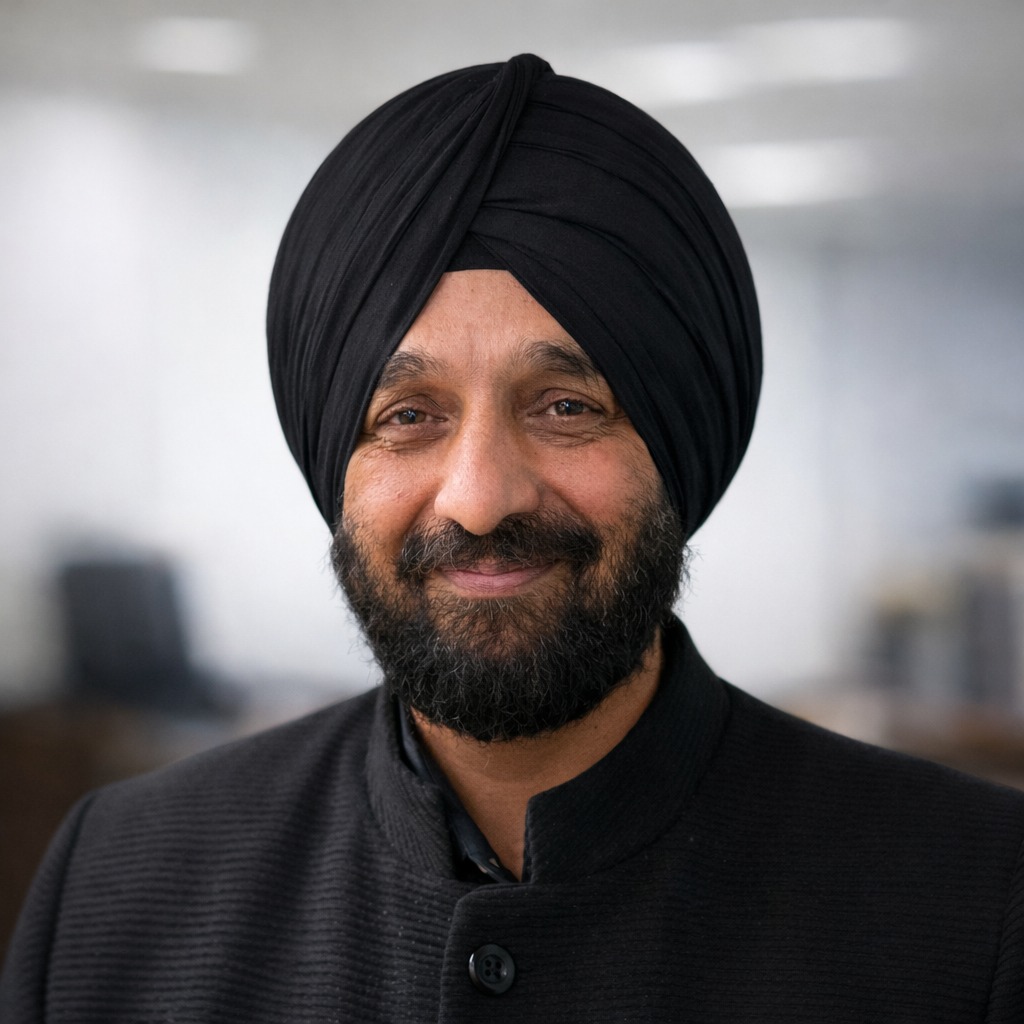 Portrait of Sudeep Singh, former Executive Director of the Food Corporation of India